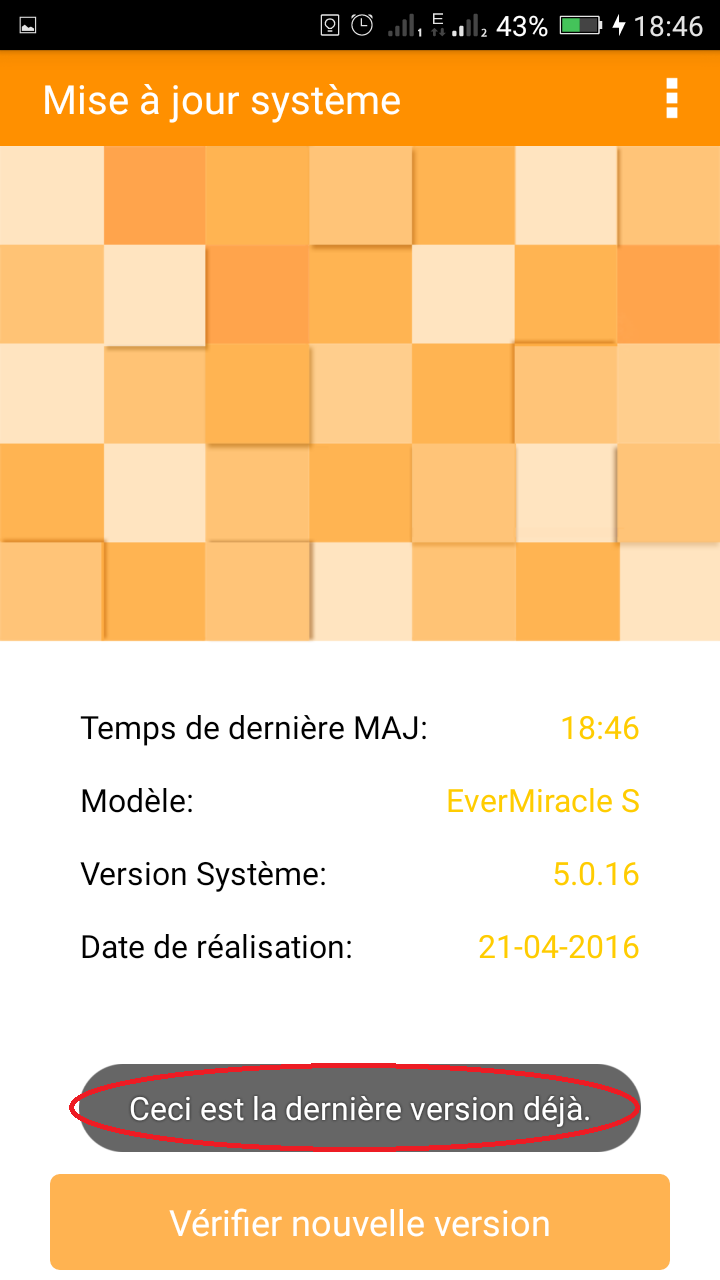 mettre à jour Android