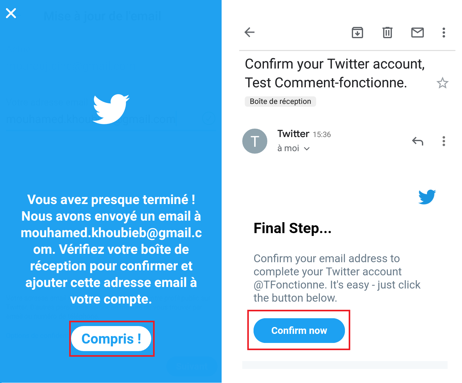 Comment supprimer un compte twitter  sur smartphone 